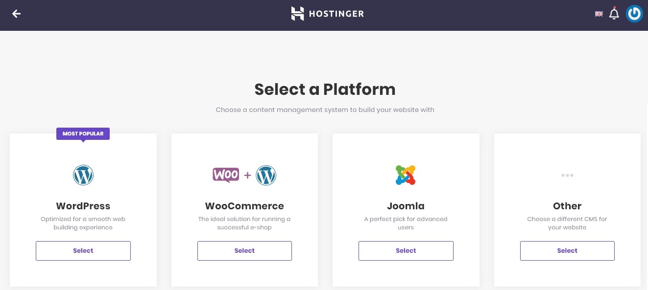 Hostinger Shared - Install WordPress